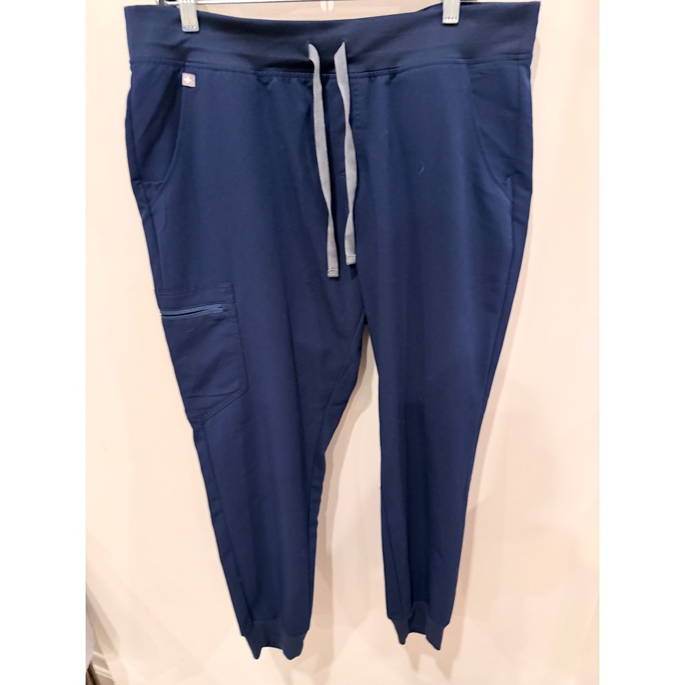 FIGS Zamora Jogger Scrub Pants Navy Blue XL Womens Technical